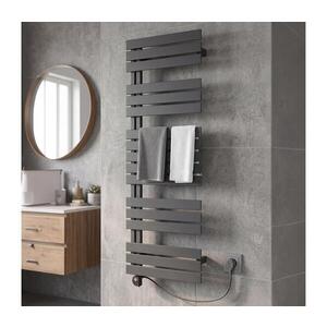 Imagine Radiator de baie Vertaduro ZIVA cu termostat, 800 W, 177 x 50 cm, antracit