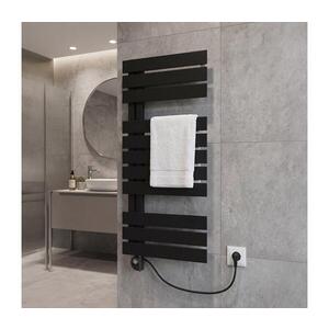 Imagine Vertaduro ZIVA - radiator de baie cu termostat, 500 W, 109 x 50 cm, negru
