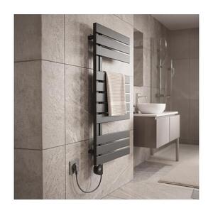 Imagine Vertaduro - Radiator pentru baie cu termostat ZIVA, 500 W, 109 x 50 cm, antracit