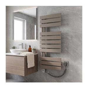Imagine Vertaduro - Radiator de baie ZIVA cu termostat, 500 W, 109 x 50 cm, taupe