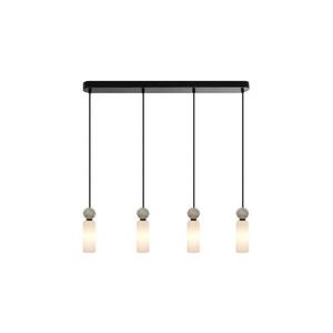 Imagine PND-95331-4-BK - Lustră SANTOS suspendată pe cablu, 4 x G9, 40 W, 230 V, neagră