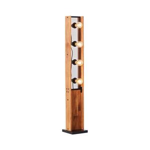 Imagine Brilliant - Lampadar CALANDRA din lemn de pin, 4xE27/42W/230V