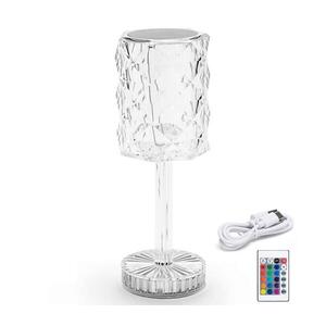 Imagine Lampă LED RGB reîncărcabilă dimabilă de masă LED/1W/5V 1800mAh 26 cm + telecomandă
