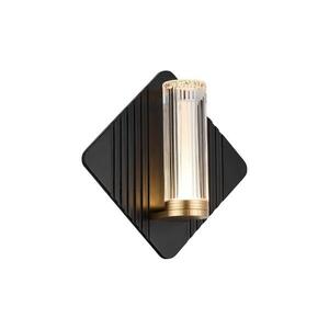 Imagine Rabalux 71407 - Aplica de perete LED pentru baie ROSALINE, 7W/230V, IP44, negru/auriu