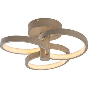 Imagine Rabalux 71400-LED Plafonieră LED dimabilă ISIDORA 32W/230V 3000-6500K Ø31 cm bej+telecomandă