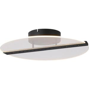 Imagine Rabalux 71483 - Plafonieră LED NORAEL LED/20W/230V, 3000 K, Ø 41 cm, negru/sticlă clară