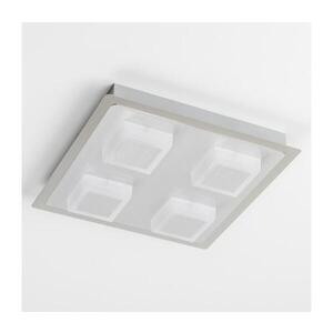 Imagine Plafonieră LED 4x5W, 230V, 3000K, 28x28 cm, crom mat