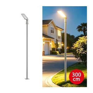 Imagine BRILAGI - Lampă LED de exterior cu stâlp și cablu 3 m URBANLIGHT LED/50W/230V, gri, IP65