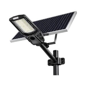 Imagine Lampă stradală LED reglabilă cu senzor și panou solar KOBRA, 400 W / 24.000 mAh, IP65, antracit + telecomandă