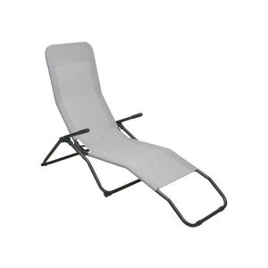Imagine Șezlong de grădină FIKA 60x140 cm gri