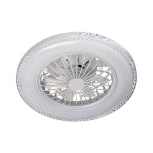 Imagine Plafonieră LED dimabilă cu lator EGYPT LED/48W/230V, albă + telecomandă