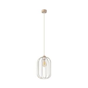 Imagine Lampă suspendată pe cablu DESTELLO 1xE27/15W/230V Ø 21 cm bej
