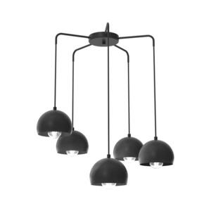 Imagine Lustră suspendată cu cablu SOOL 5xE27/15W/230V, negru