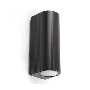 Imagine FARO 70327 - Aplică de exterior pentru perete ESTELA 2xGU10/5W/230V IP65 neagră