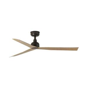 Imagine FARO 34371 - lator de tavan MARINE M, Ø 125 cm, maro/negru, IP44, cu telecomandă