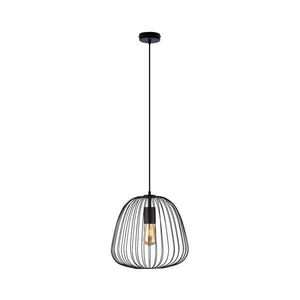 Imagine Lustră suspendată pe cablu OVELLA 1xE27/15W/230V, Ø 36 cm, negru