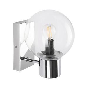 Imagine Aplica de perete SFERIO 1xE14/5W/230V crom lucios/sticlă transparentă