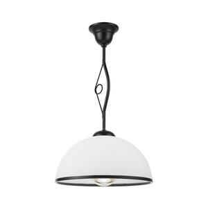 Imagine Lustră pe tijă RETRO 1xE27/60W/230V negru/alb