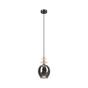 Imagine Pendul pe cablu VELLO, 1xE27/15W/230V, negru/roz prăfuit/bej/negru