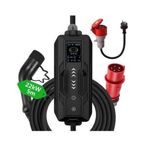 Imagine - Stație de încărcare EV AC Type 2 32A/380V 22kW 5m + husă