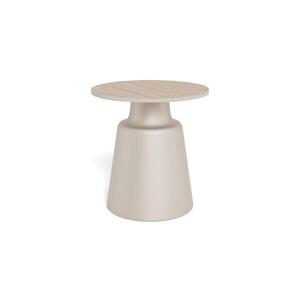 Imagine Masă de cafea SANTORINI Ø 45 cm bej/gri/ceramică