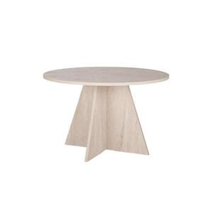 Imagine Masă rotundă de dining MATIN, Ø 120 cm, bej