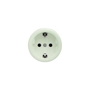 Imagine lap - Priză retro SCHUKO 230V/16A pentru uz casnic, fără ramă, verde mentă mat