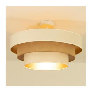Imagine Lustră aplicată WENTA, Ø 50 cm, 1x E27/60W/230V, bej/jută