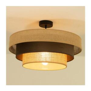 Imagine Lustră aplicată WENTA 1xE27/60W/230V, diam. 50 cm, iută/maro