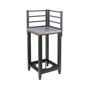 Imagine Modul de colț pentru exterior 47x47x123 cm, negru/inox