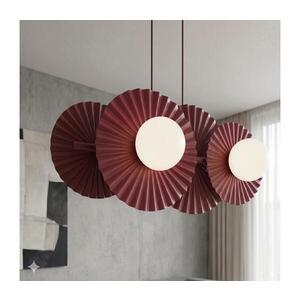 Imagine Lustră suspendată pe cablu UMBRA 4xG9/8W/230V roșie