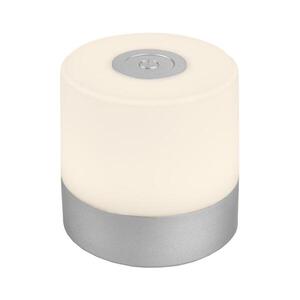 Imagine Briloner - Lampă de masă LED pentru exterior, tactilă, reîncărcabilă și dimmabilă, LED/2W/5V 2700K IP44, crom mat