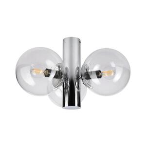 Imagine Plafonieră SFERIO, 3x E14, 5W, 230V, crom lucios/sticlă transparentă