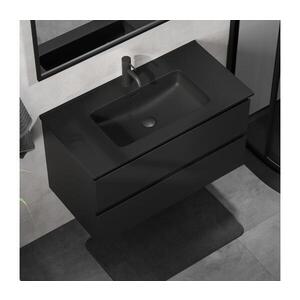 Imagine Dulap de baie cu lavoar KENWOOD, 91 cm, negru