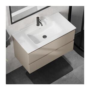 Imagine Dulap de baie cu lavoar KENWOOD 91 cm Marakesh/Alb