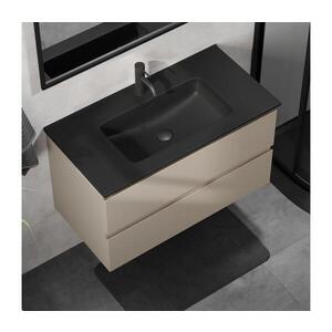 Imagine Dulap de baie cu lavoar KENWOOD, 91 cm, Marakesh/Negru