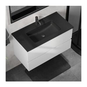 Imagine Corp de baie cu lavoar KENWOOD, 91 cm, alb/negru
