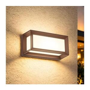 Imagine BRILAGI - Aplica LED de exterior cu senzor PARKER LED/12W/230V, maro, IP44