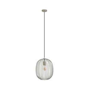 Imagine Lustră suspendată pe cablu OVELLA 1xE27/15W/230V Ø 34 cm bej