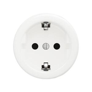 Imagine Reblig - Priză retro de perete SCHUKO 230V/16A, fără ramă, alb zăpadă