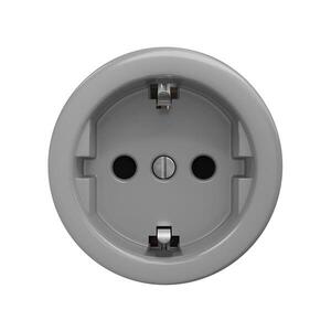 Imagine Reblig - Priză retro SCHUKO 230V/16A, fără ramă, gri