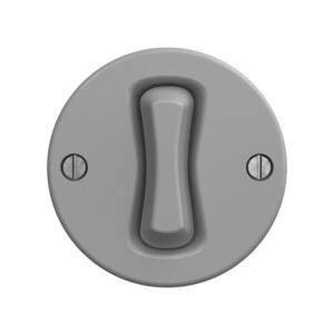 Imagine Reblig - Buton retro gri, fără ramă