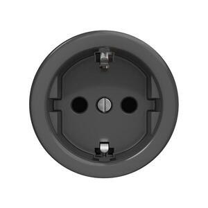 Imagine Reblig - Priză retro SCHUKO 230 V/16 A, fără ramă, antracit