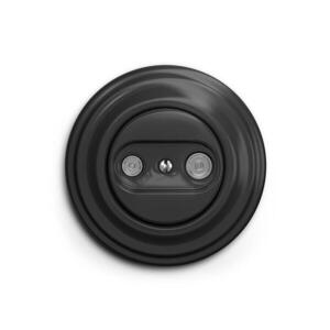 Imagine Reblig - Priză terminală TV+Radio Retro cu ramă antracit
