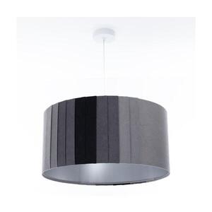 Imagine Lustră pe cablu STRIPES 1xE27/60W/230V, diam. 40 cm, gri