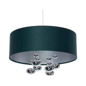 Imagine Candelabru suspendat pe cablu BUBBLE, 1xE27/60W/230V, Ø 50 cm, verde