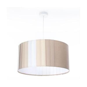 Imagine Pendul pe cablu STRIPES 1xE27/60W/230V Ø 40 cm, bej