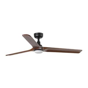 Imagine FARO 33809WT1S-LED HEYWOOD L – lator cu lumină LED dimabilă, 10W/230V, CCT, Ø132 cm, finisaj lemn/negru, WT+DO