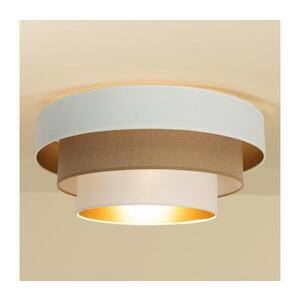 Imagine Plafonieră WENTA 1x E27/60W/230V, Ø 50 cm, alb/maro