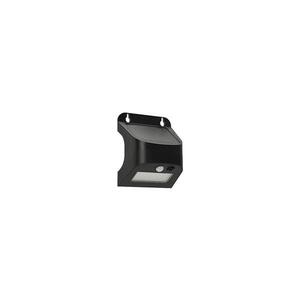 Imagine Lampă solară de perete LED SOLTO cu senzor, 3W/3, 7V, 4000K, IP54, 1200 mAh, neagră